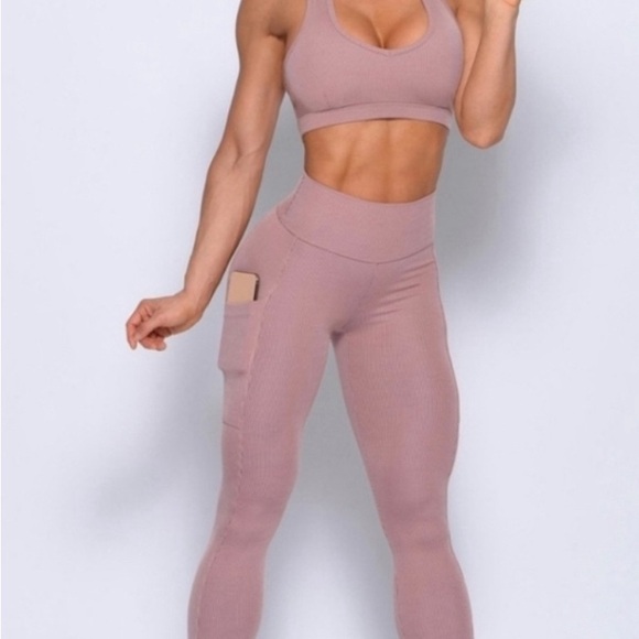 Bombshell Sportswear Lounge Rib Leggings size Small - Picture 2 of 6